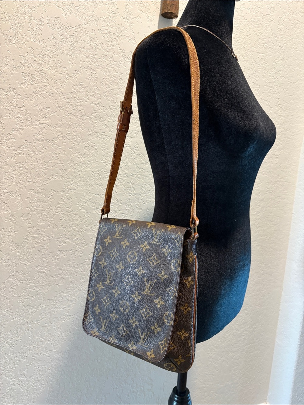 Louis Vuitton Monogram Canvas Crossbody in Brown and Tan